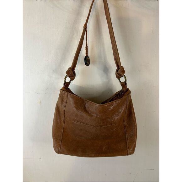 The Sak shoulder bag leather gold studs zipper purse - Picture 3 of 9